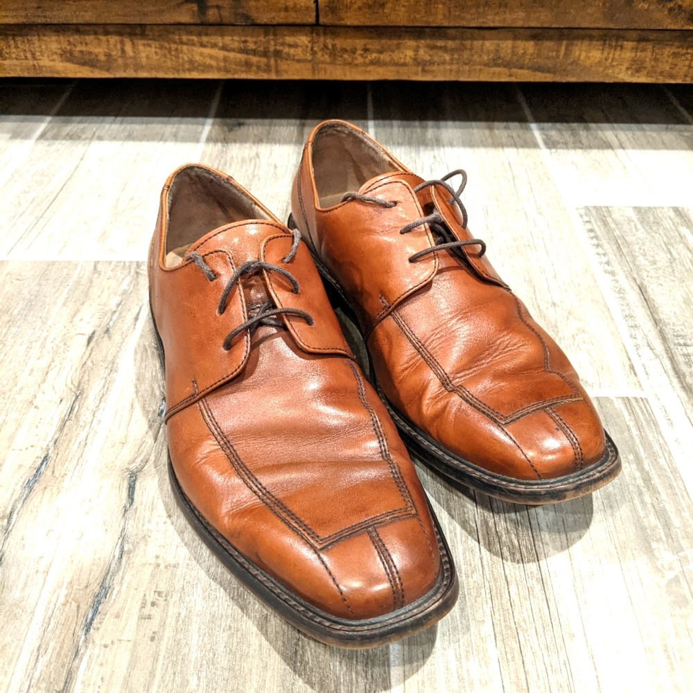 Florsheim Leather Oxfords Warm Brown 9.5
